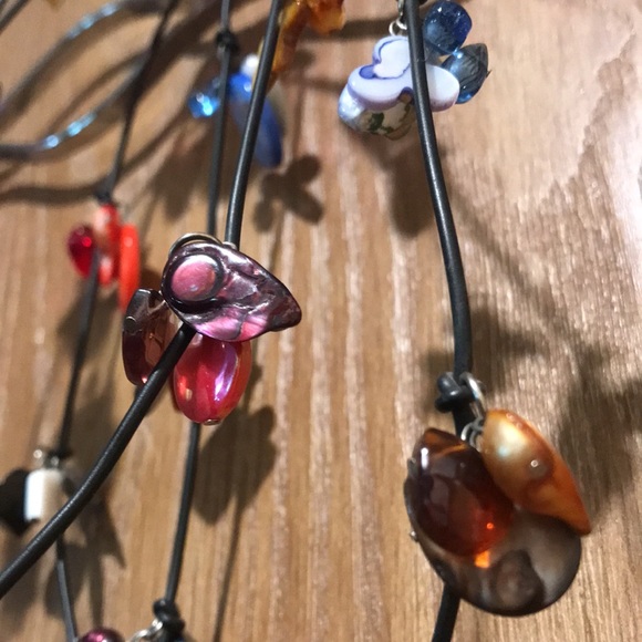 Super Long Necklace 58”! Colorful Fun Unique - Picture 12 of 16